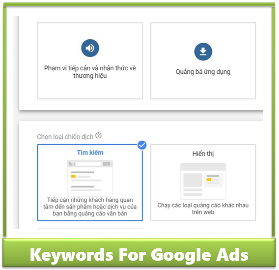 Keywords For Google Ads